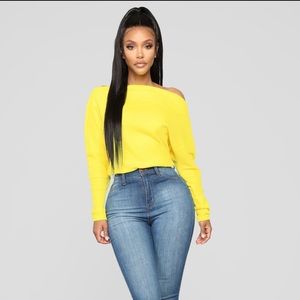 Off the shoulder top